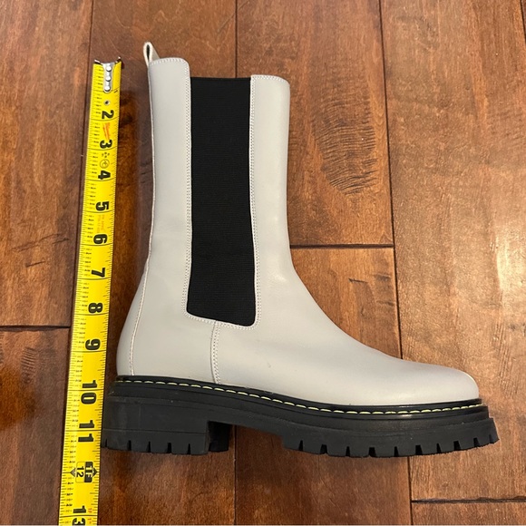 Pinko Gray Natalie Stivale Lug Boots Sz 36 or 6 - Picture 15 of 16